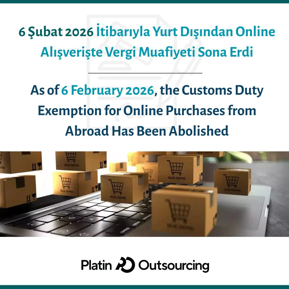 Türkiye’ye gelen eşyalarda değer bazlı gümrük vergisi muafiyeti tamamen kaldırıldı.